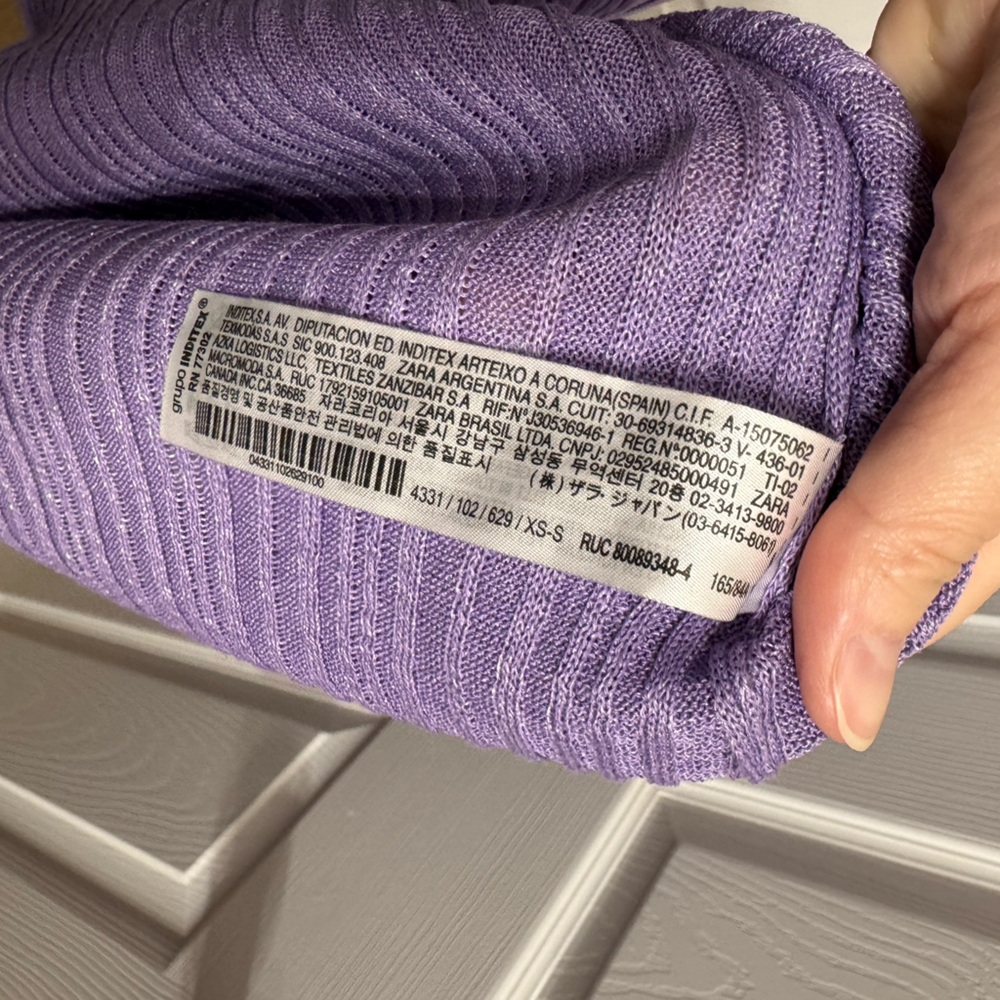 🤩 NWOT Zara Purple Viral Wrap Dress - Picture 11 of 11
